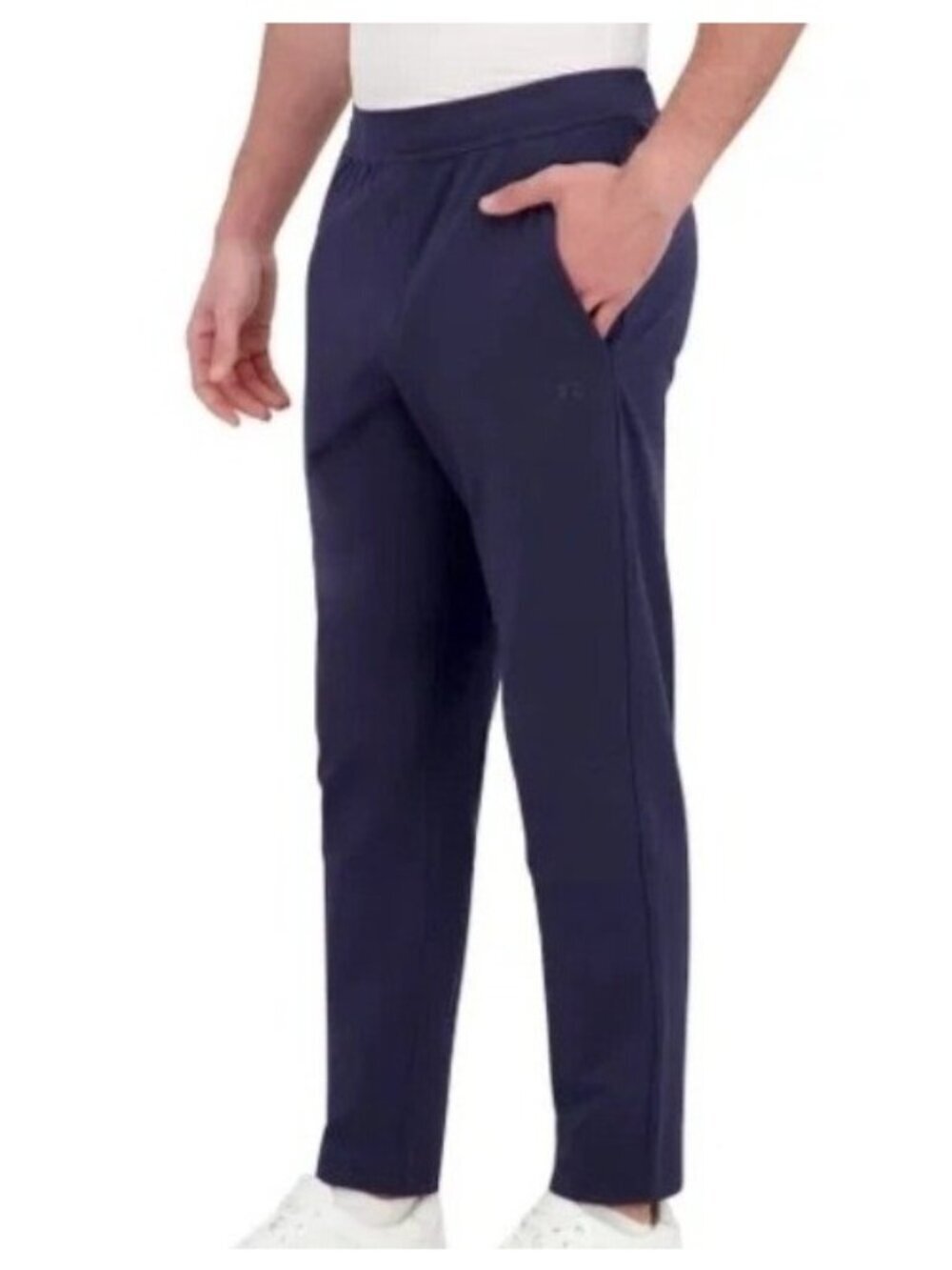 NWT Russell Athletic Men's S Navy Tapered Fit Pants Stretch